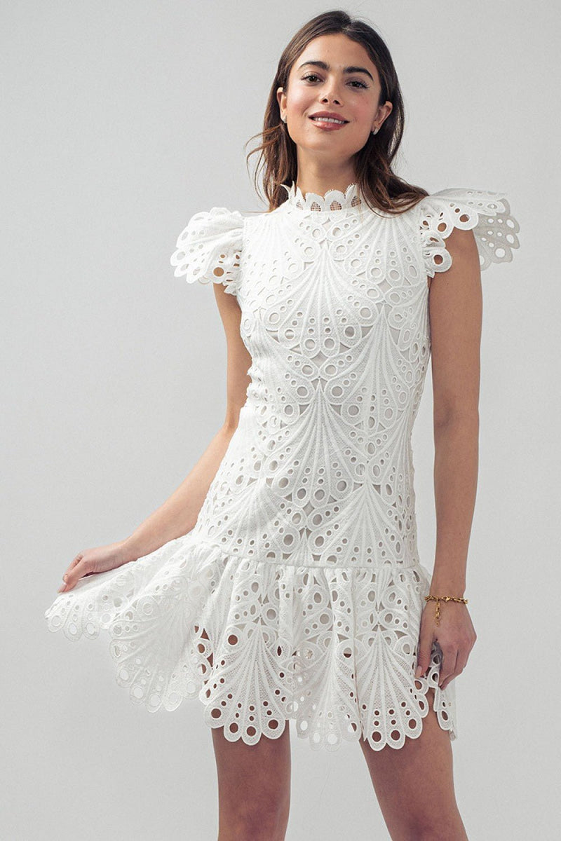Angel Maker Lace Mini Dress Angel Maker Lace Mini Dress