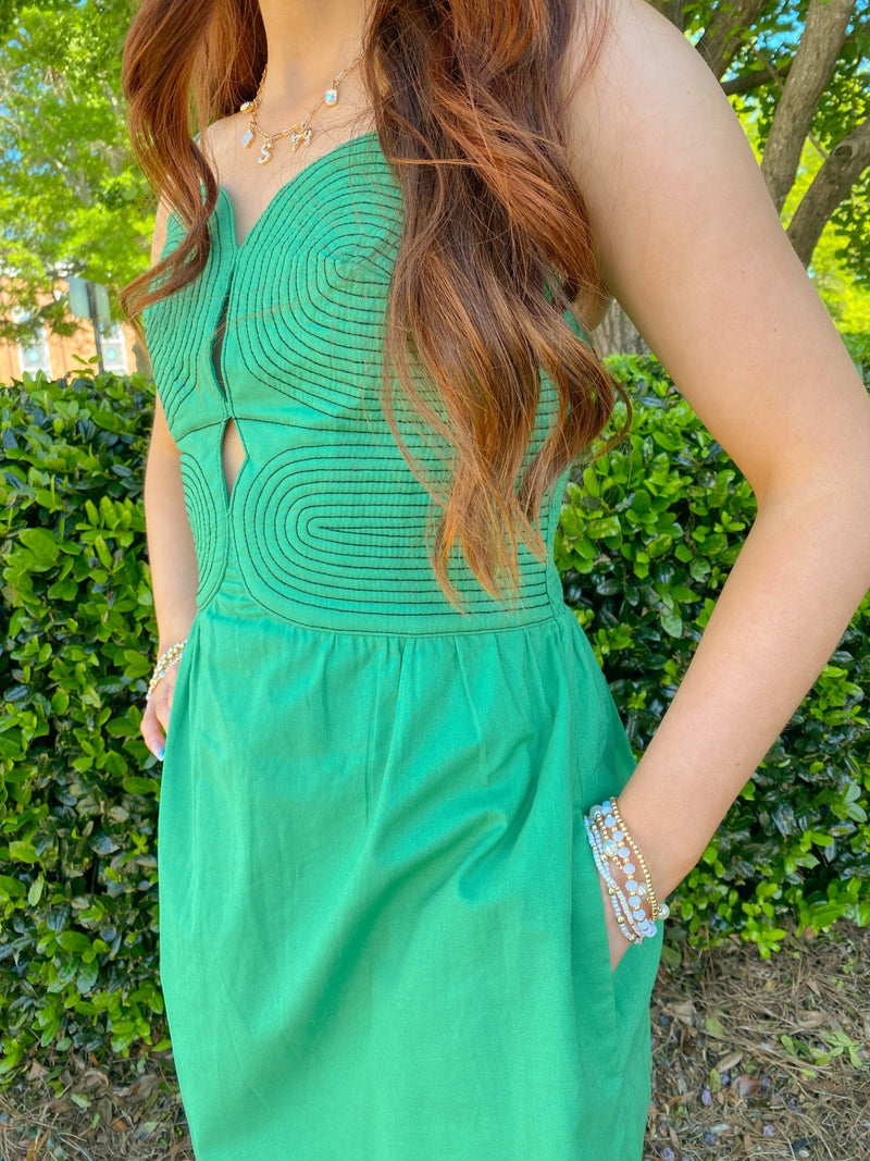 strut and bolt green dress Strut & Bolt  Two Cumberland