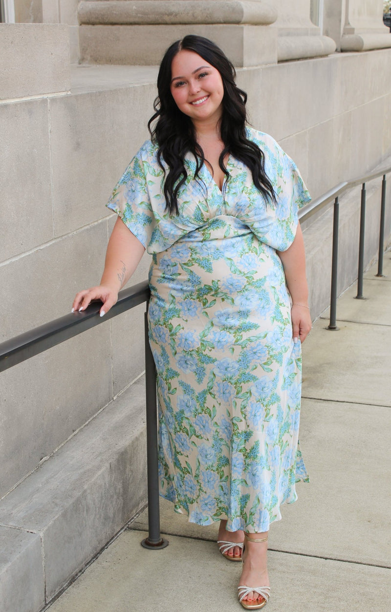 blouson maxi dress with sleeves Asos Design Satin High Neck Blouson Maxi Dress With Flutter Sleeves In  Burgundy