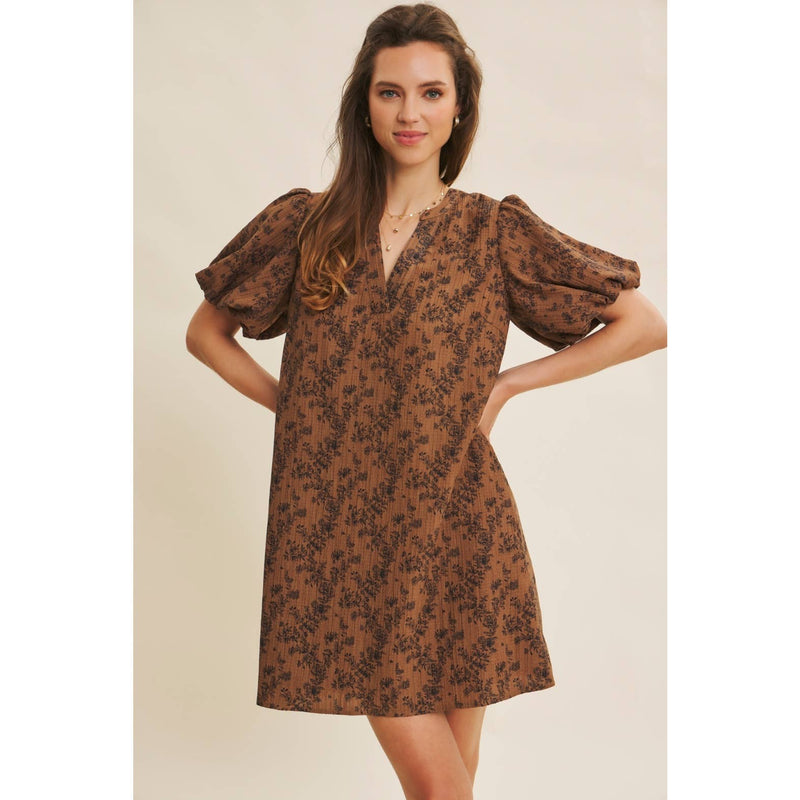 hoco a line dress Line of Oslo Ingrid Bubble Dress Pink / L main image 1