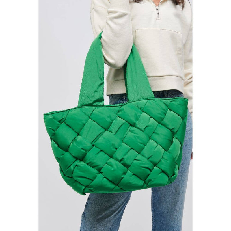 INTUITION EAST WEST TOTE-KELLY GREEN-Sol and Selene-Sissy Boutique