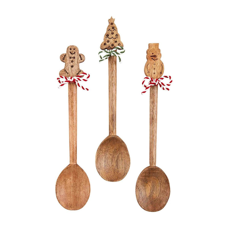 Christmas Snowflake Wooden Spoon Baking Set - Boo + Rook