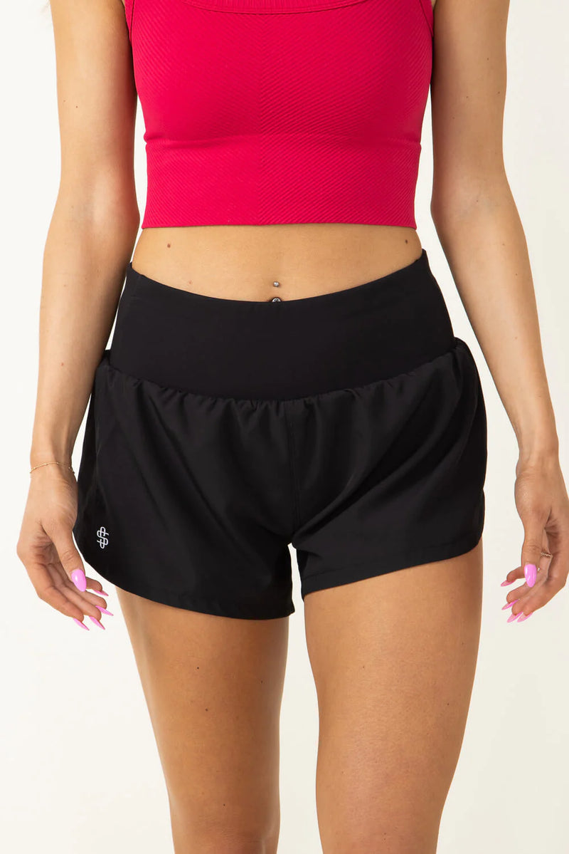 SIMPLY SOUTHERN BLACK TECH SHORTS-Sissy Boutique-Sissy Boutique