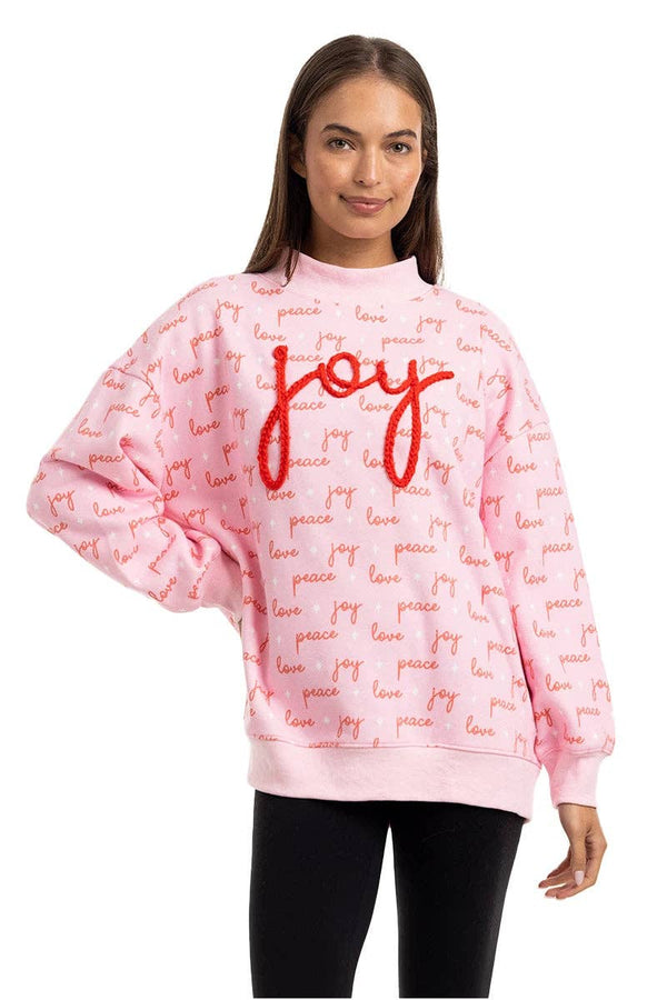 Joy Knit Wholesale Mockneck Sweatshirt: | Katydid