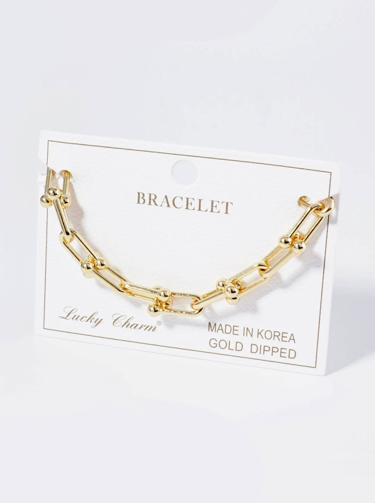 18K Gold Dipped 15Mm Hardwear Link Chain Bracelet | Wild Honey