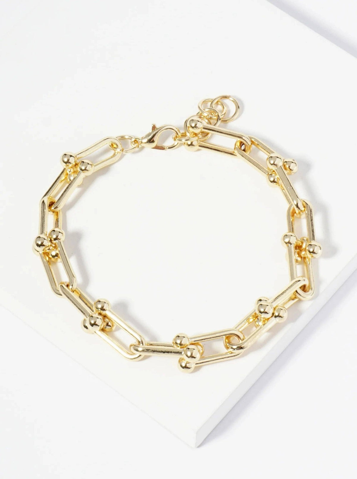 18K Gold Dipped 15Mm Hardwear Link Chain Bracelet | Wild Honey