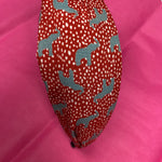 MICHELLE MCDOWELL ALABAMA RED SPECKLED ELEPHANT HEADBAND-Michelle McDowell-Sissy Boutique