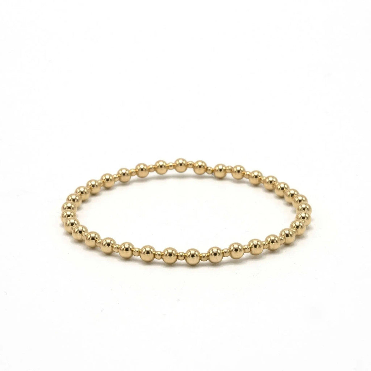 4mm+2mm+4mm Gold Filled Waterproof Dimension Bracelet: 6.5 | erin gray