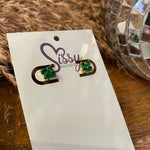 Four Leaf Clover Small Diamond Studs Sissy Boutique
