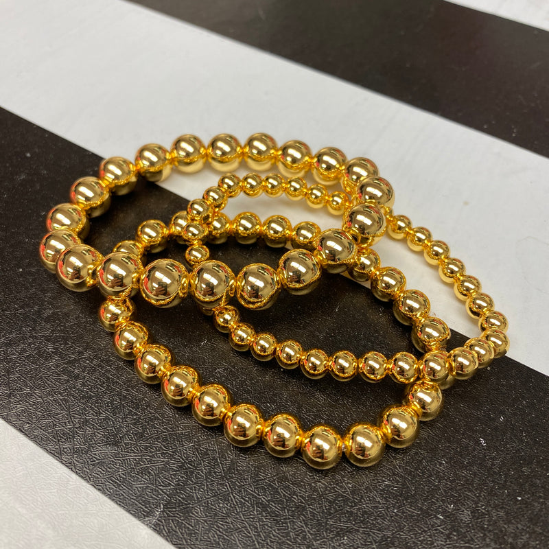 Large 18k Solid Gold Filled Bracelet Sissy Boutique