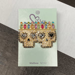 Skeleton Crown Earrings Sissy Boutique