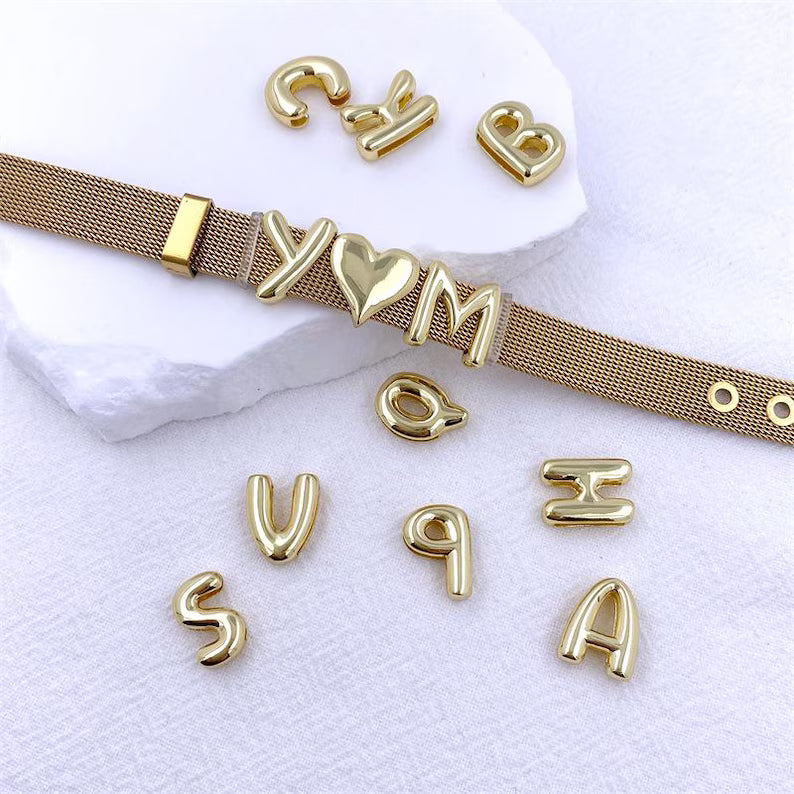 18K Gold Plated Mesh Slide Bracelet (Waterproof - Tarnish-Free) | Sissy Boutique