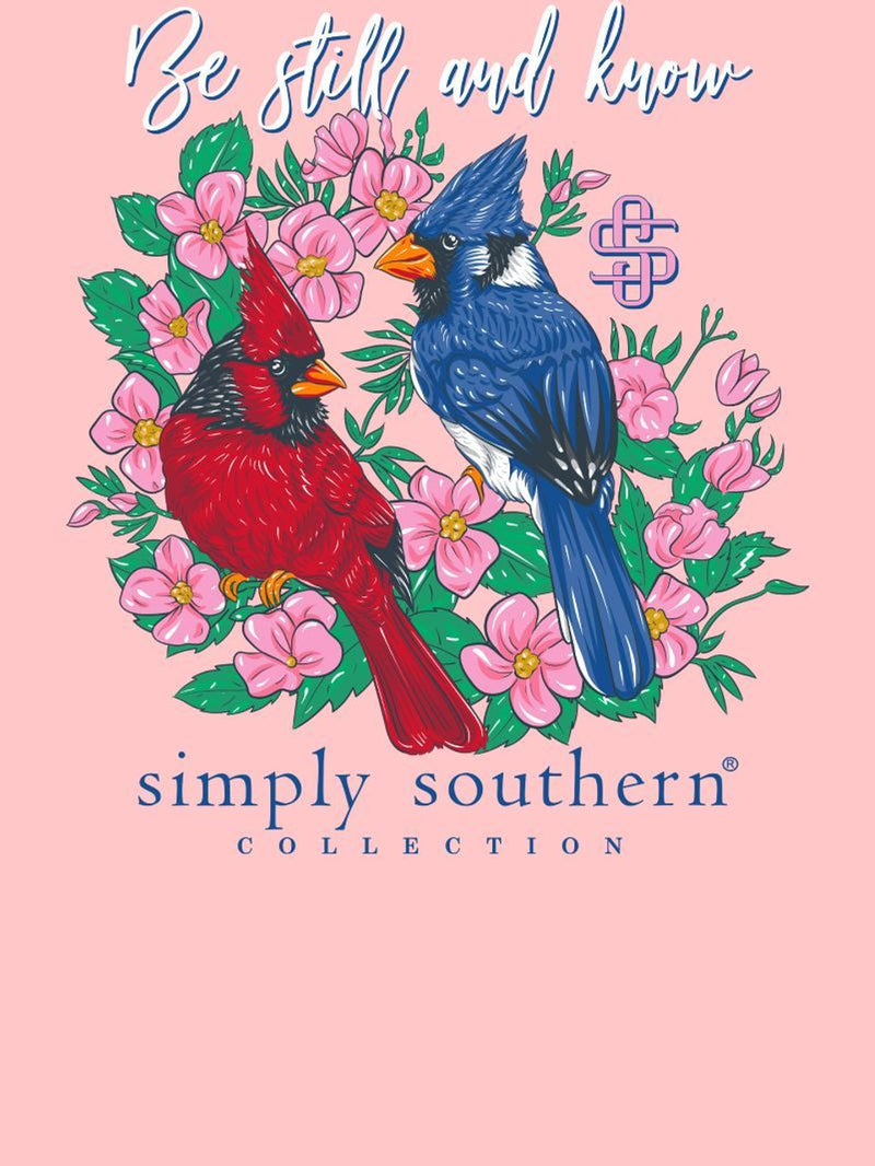 SIMPLY SOUTHERN CARDINAL LOTUS TEE-Sissy Boutique-Sissy Boutique