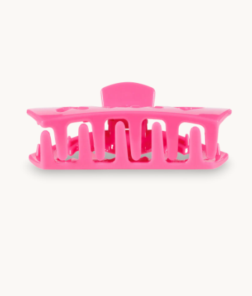 SWEET TALKER MEDIUM HAIR CLAW CLIP PINK TELETIE-Sissy Boutique-Sissy Boutique