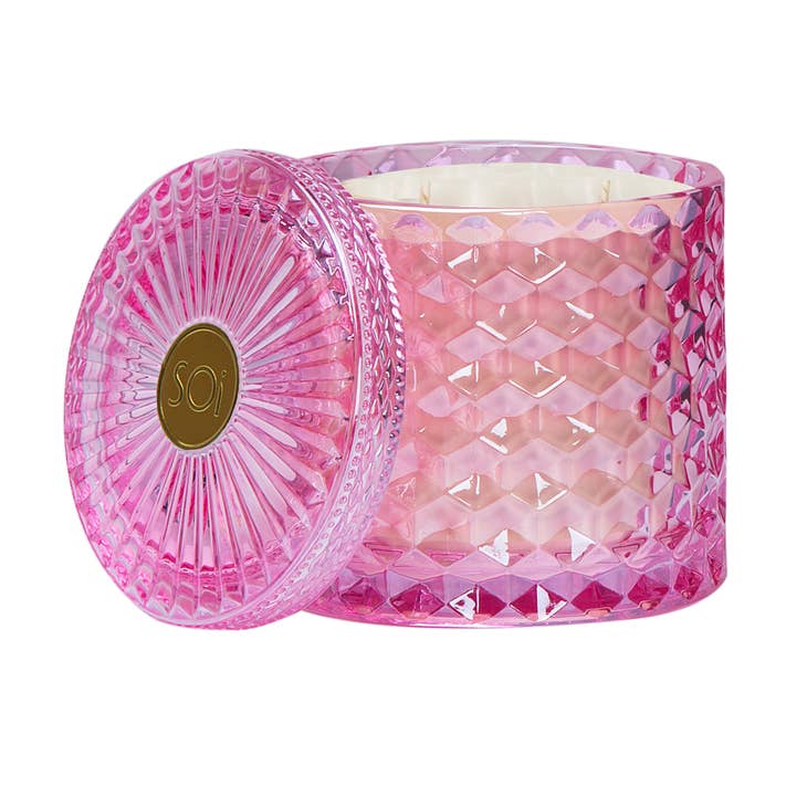 Island Blossom Shimmer Soy Candle 15 oz | Soi Candle Company The SOi Company