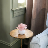 Sweet Grace White Vase Pink Flower Diffuser-Bridgewater Candle Co. | Bridgewater Candle Company