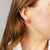 Alabama Crimson Tide Enamel Stud Earrings in Crimson | Canvas Style