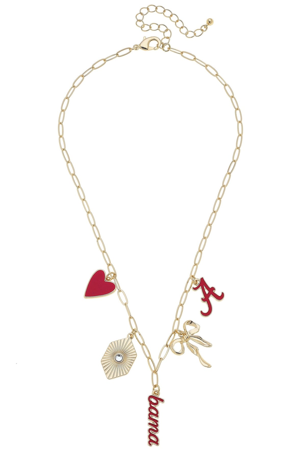 Alabama Crimson Tide Paper Clip Charm Collector Necklace | Canvas Style