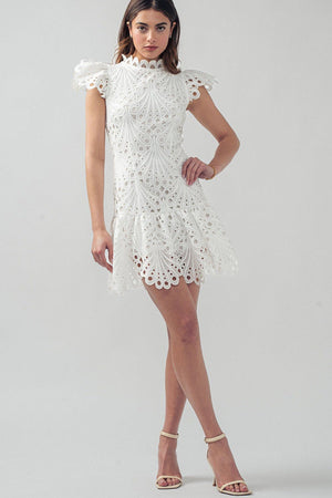 chinese dress ladies Angel Maker Lace Mini Dress