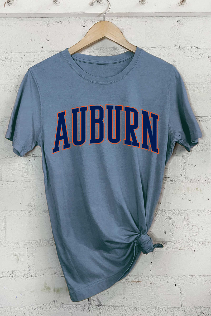 AUBURN PUFF BLUE GRAPHIC T-SHIRTS-Rustee Clothing-Sissy Boutique