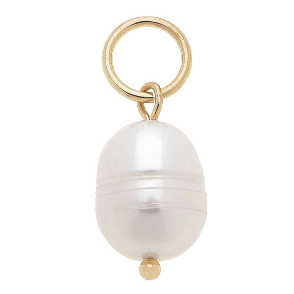 Baroque Pearl Charm in Ivory | Canvas Style