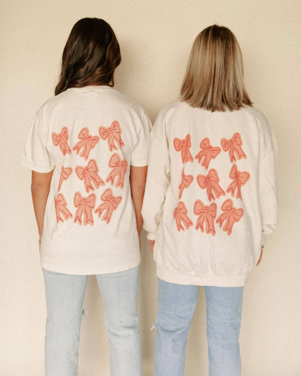 Bows Graphic Tee "Let All That You Do Be Done In Love" | Whitney | Chaudoin Creations