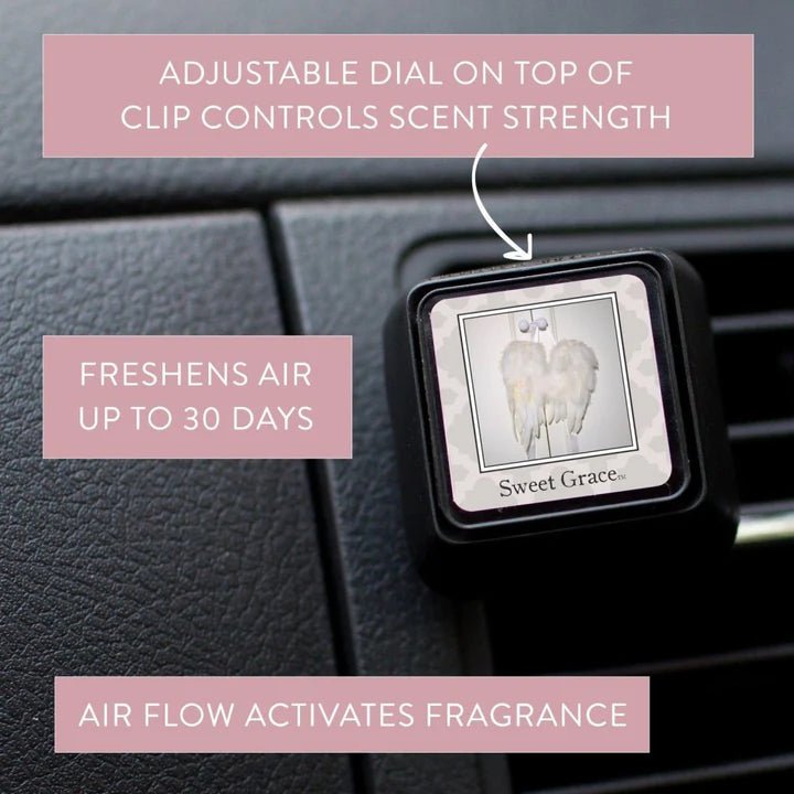 BRIDGEWATER CANDLE CO AUTO VENT CLIP- SWEET GRACE | Bridgewater Candle Company