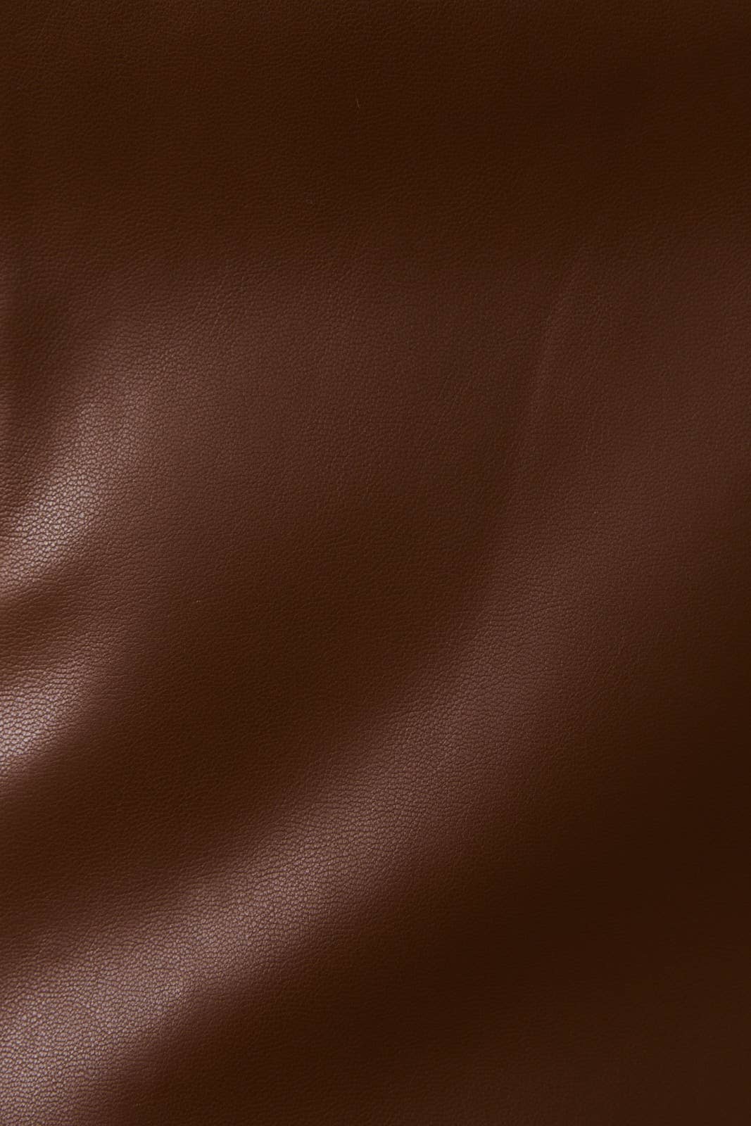 BROWN SCOOPED NECK SLEEVELESS DROP WAIST FAUX LEATHER MIDI DRESS | Sunday Edition by LE LIS