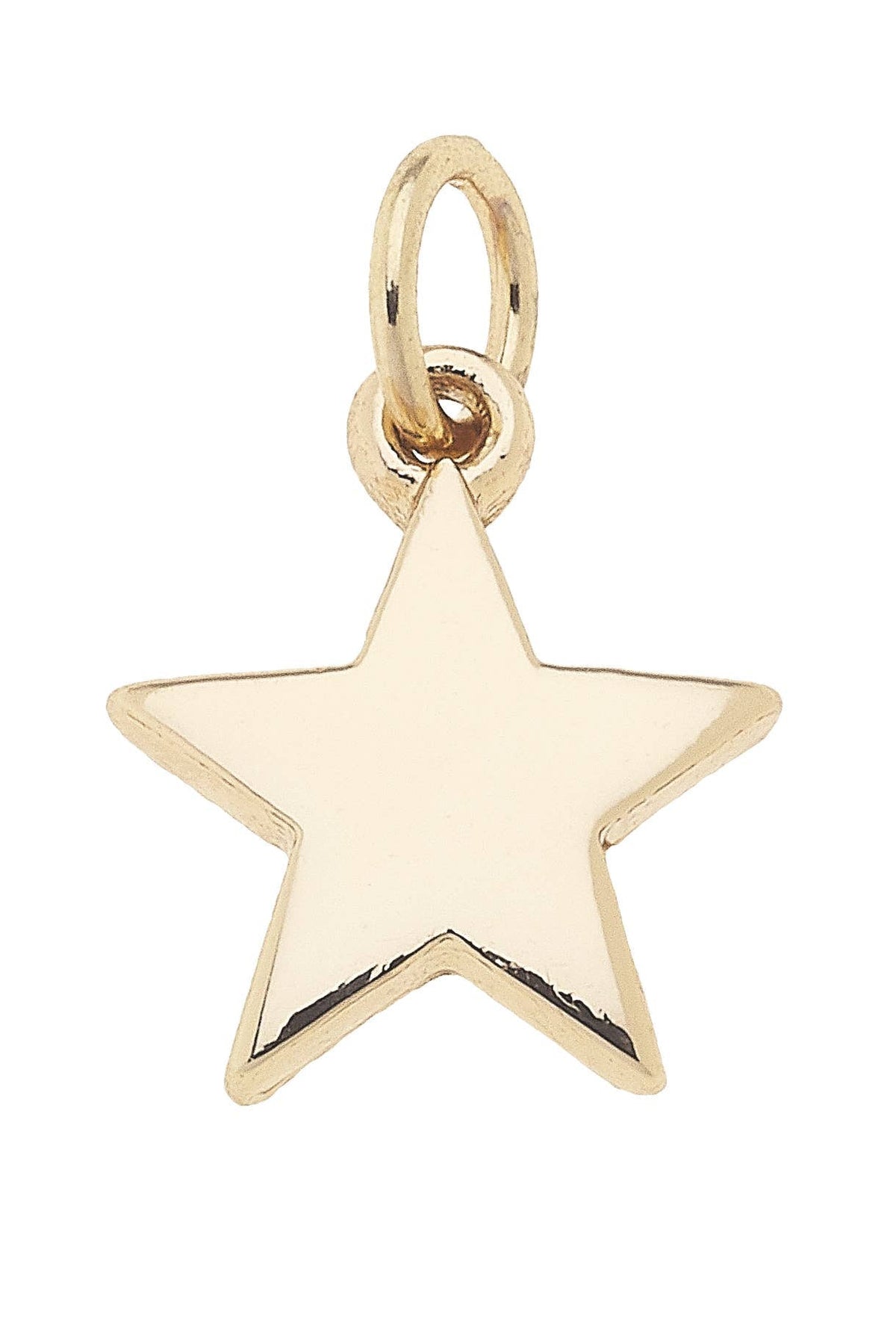Classic Star Charm in Shiny Gold | Canvas Style