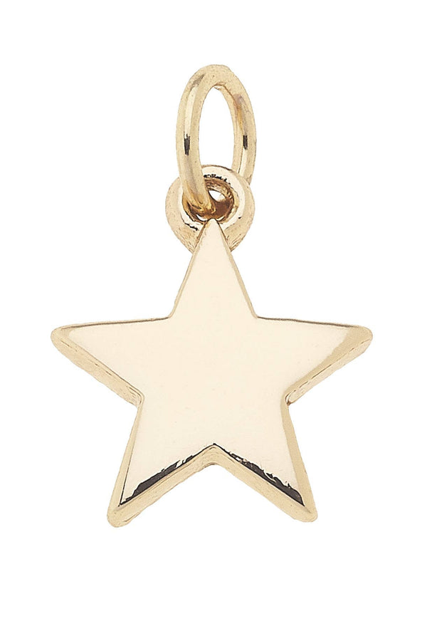 Classic Star Charm in Shiny Gold | Canvas Style