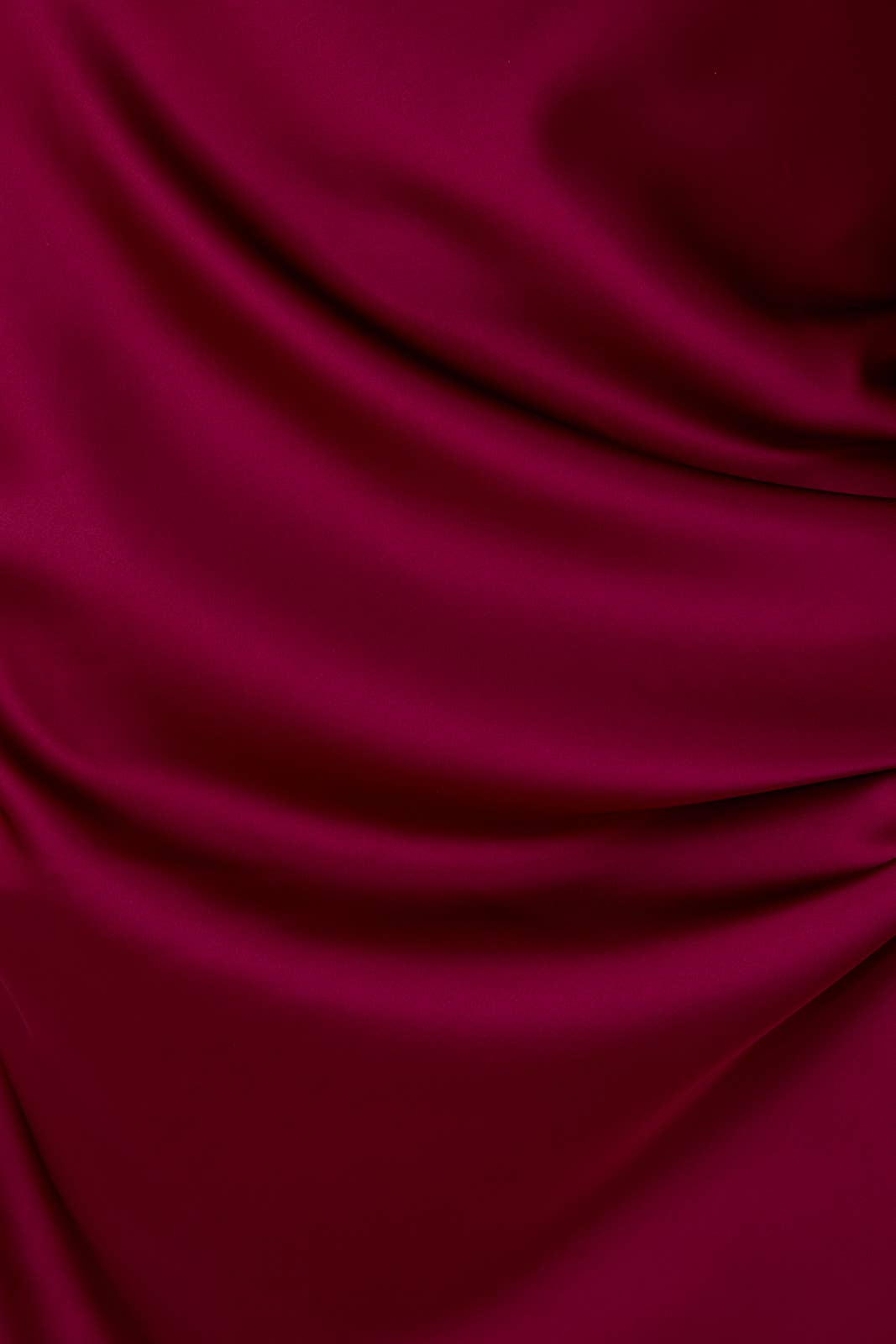 Cranberry BIAS SATIN MIDI SKIRT | Sunday Edition by LE LIS