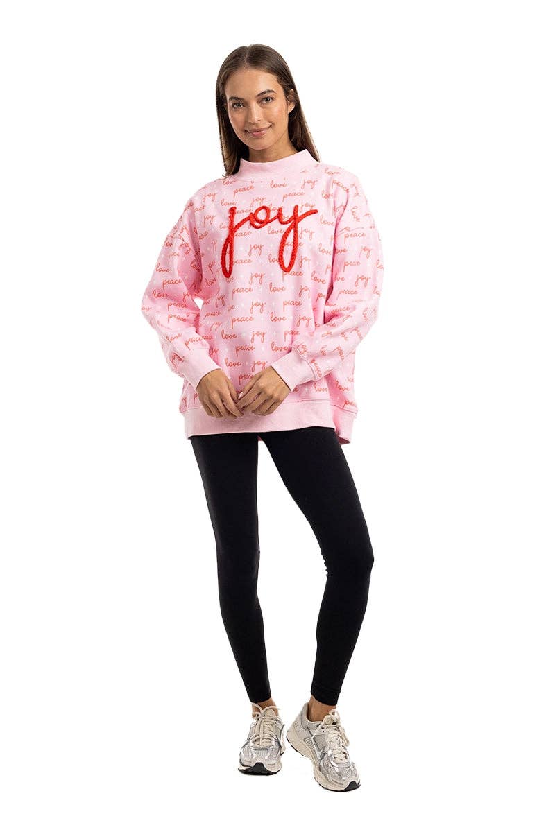 Joy Knit Wholesale Mockneck Sweatshirt: | Katydid