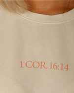 1 CORINTHIANS 16:14-"LET ALL THAT YOU DO BE DONE IN LOVE SWEATSHIRT" WITH BOWS-Sissy Boutique-Sissy Boutique