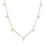 Dew Drops Crystal Choker Layering Necklace|Kamaria Kamaria Jewelry