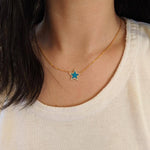 STAR OPAL NECKLACE|KAMARIA-Kamaria Jewelry-Sissy Boutique