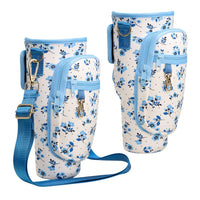 Flower Pattern Tumbler Carrier Holder Bag | Sensibling Corp.