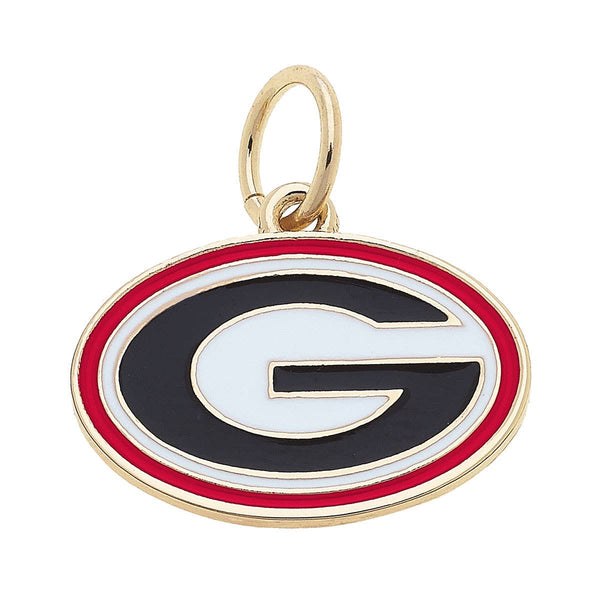 Georgia Bulldogs Enamel Logo Charm | Canvas Style