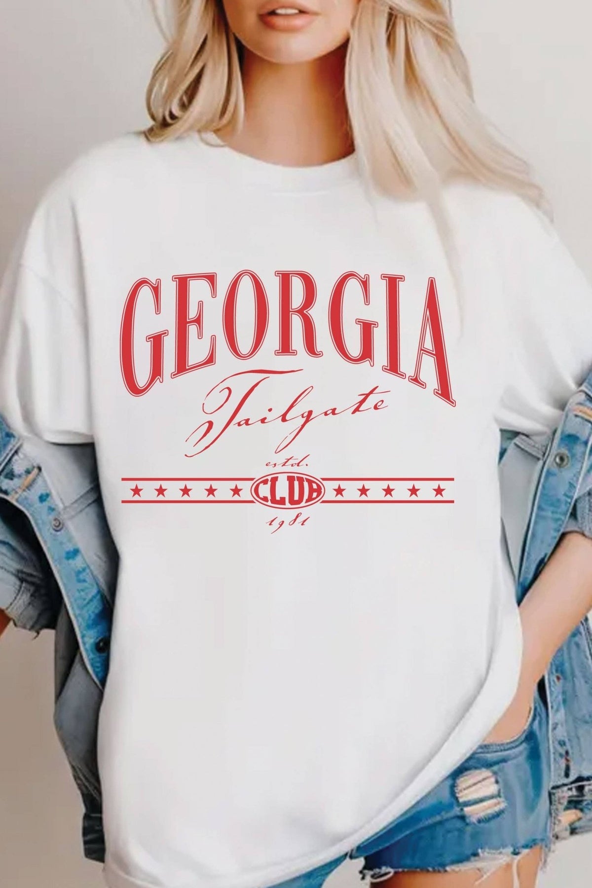 GA-TAILGATE CLUB GRAPHIC TSHIRTS | Sissy Boutique