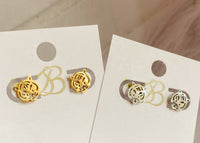 GOLD TIGER STUD EARRINGS | Sissy Boutique