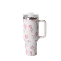 40 oz. Fancy Stainless Steel Tumblers with Bow Topper | Sissy Boutique