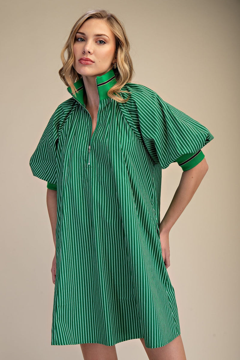 green and navy blue dress Mock Neck Band Puff Sleeve Mini with Pockets COLOR:Black How to Cosplay Belle bust = 17 vintage herretøjsmønstre