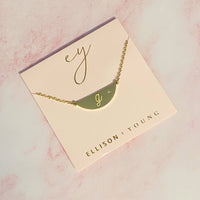 Hamilton Sphere Initial Necklace | Ellison+Young