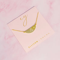 Hamilton Sphere Initial Necklace | Ellison+Young