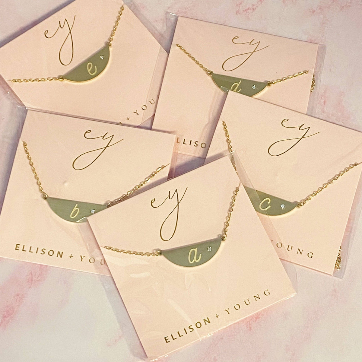 Hamilton Sphere Initial Necklace | Ellison+Young
