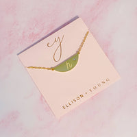 Hamilton Sphere Initial Necklace | Ellison+Young