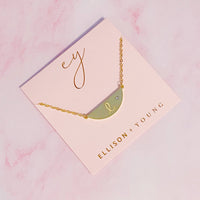 Hamilton Sphere Initial Necklace | Ellison+Young