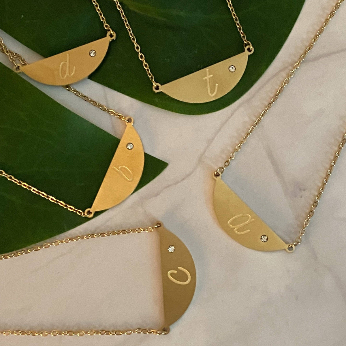Hamilton Sphere Initial Necklace | Ellison+Young