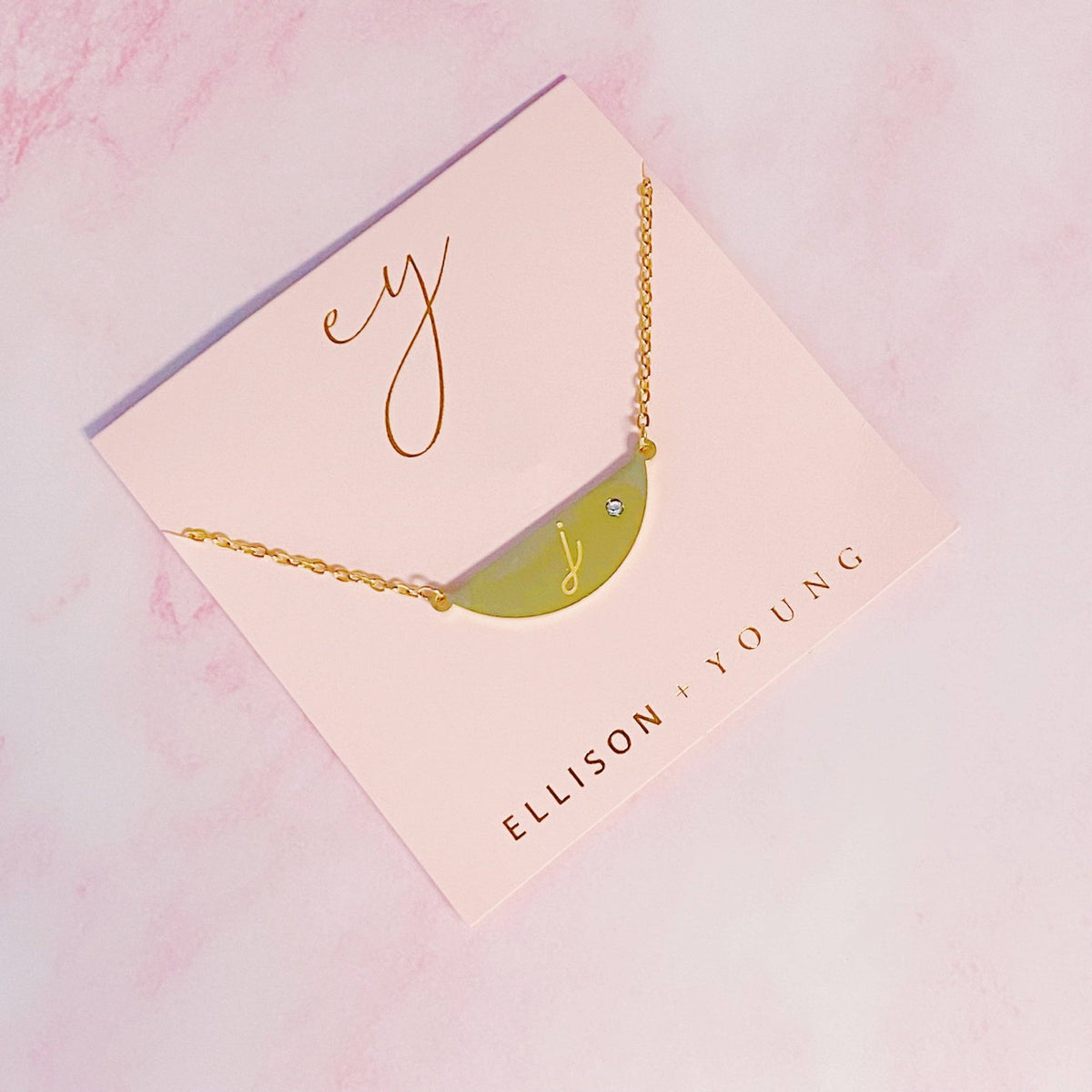 Hamilton Sphere Initial Necklace | Ellison+Young