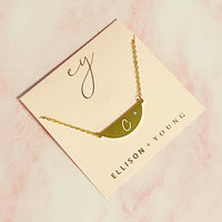 Hamilton Sphere Initial Necklace | Ellison+Young