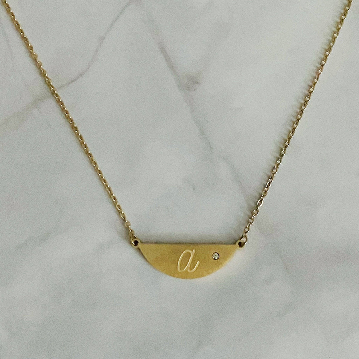 Hamilton Sphere Initial Necklace | Ellison+Young